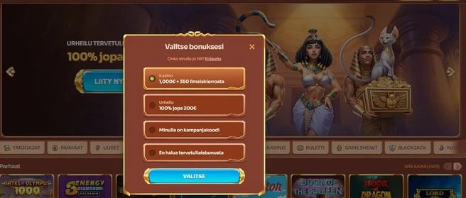 Cleobetra casino Liittyminen
