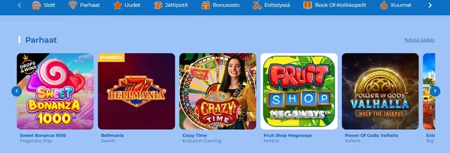 FeliceBet pelivalikoima