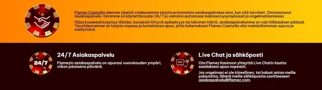 Flamez Casino Asiakaspalvelu