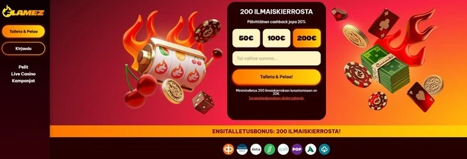 Flamez Casino Etusivu