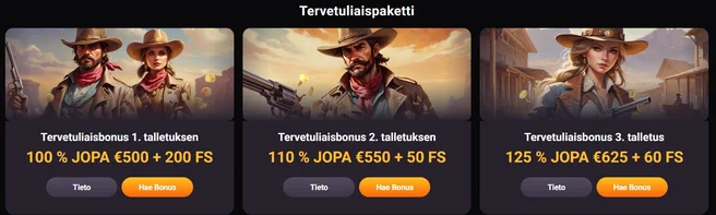 Gunsbet tervetulobonus