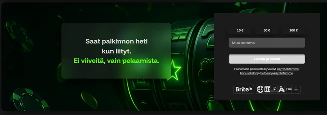 InstaCasino etusivu