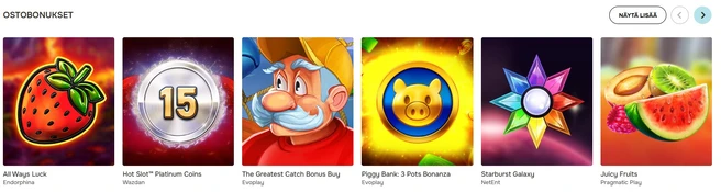 Jellona pelivalikoima