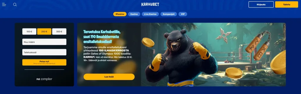 KarhuBet casino Etusivu