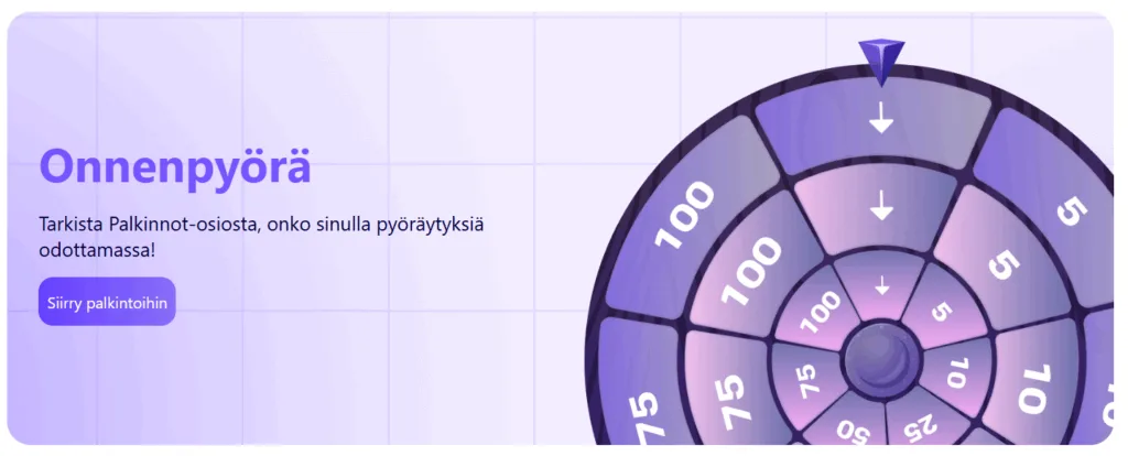 Spinni Casino onnenpyörä uutinen