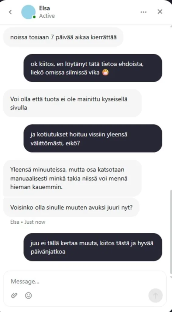 Panosta asiakaspalvelu