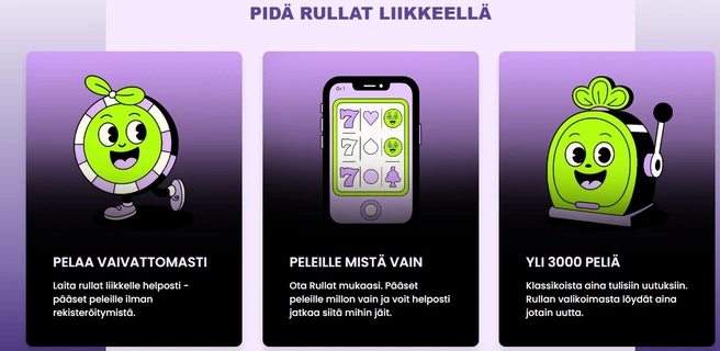 Rullat Casino tietoa