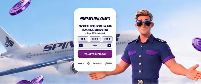 Spinnair etusivu