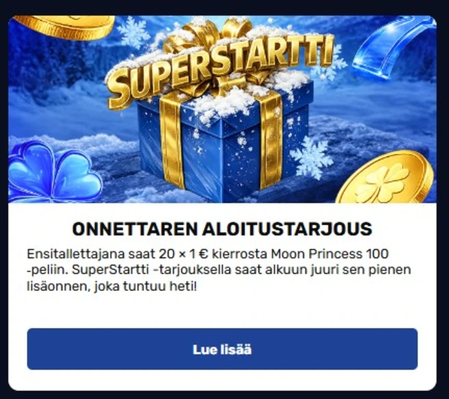 SuperOnni tervetulobonus