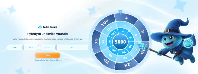 Taika Spinni tervetulobonus