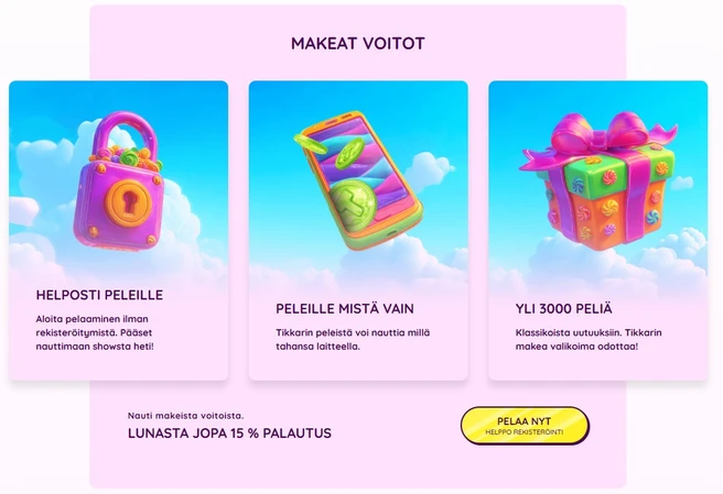 Tikkari Kasino tietoa