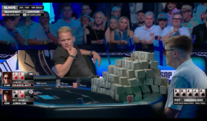 Suomalaiselle historiallinen kakkossija pokerin MM-turnauksessa