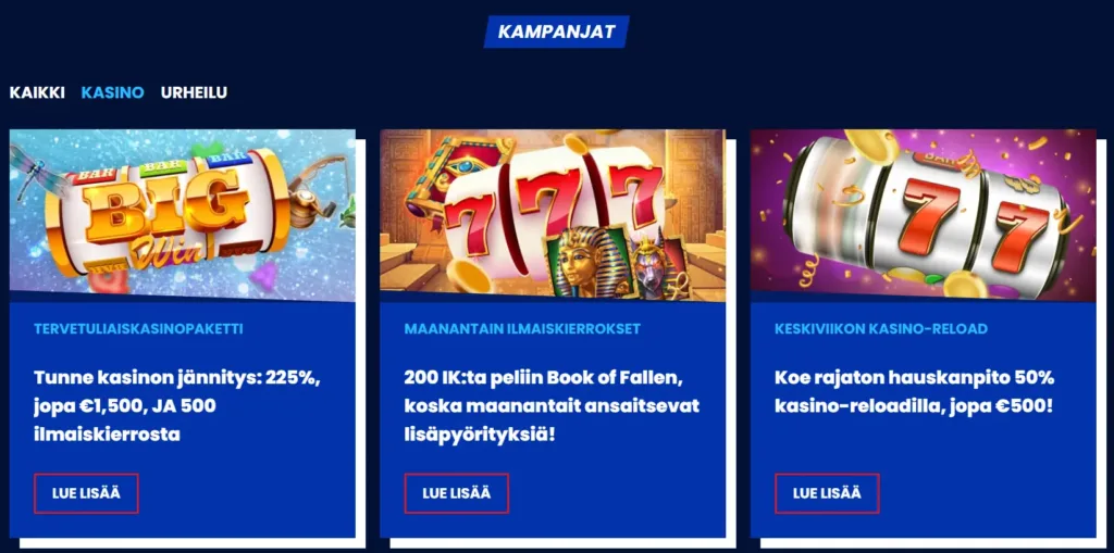 betnflix casino bonukset
