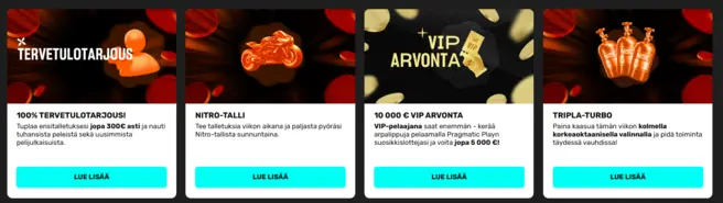 Kuva Nitron muista bonuksista