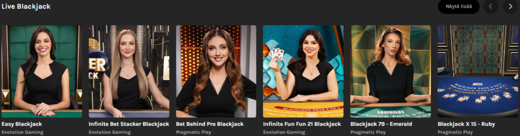 pommi casino pöytäpelit