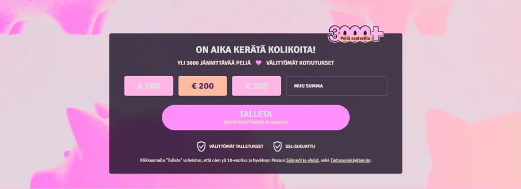 possu casino ensivaikutelma