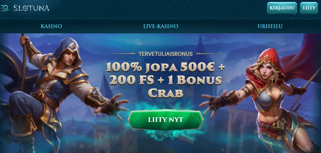 slotuna casino etusivu