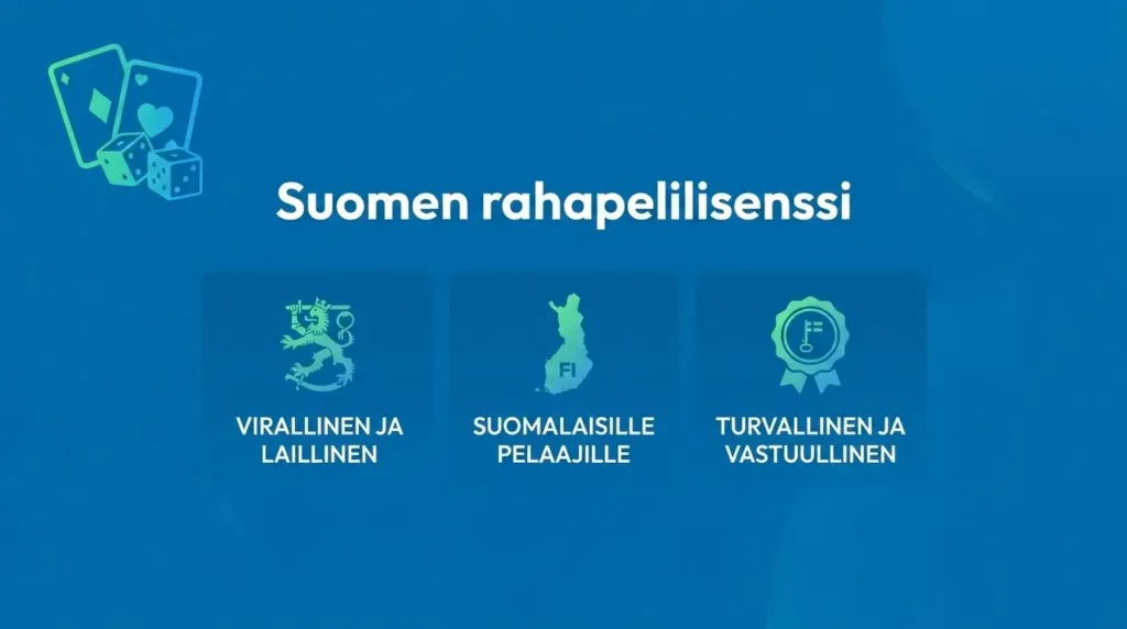 Suomen rahapelilisenssi nettikasinolla 