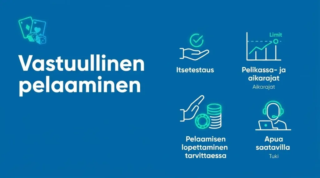 Vastuullinen pelaaminen kasinoilla netissä